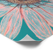 美しい手描きフラワーポスター ポスター (角)