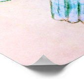 美しい手描きフラワーポスター ポスター (角)