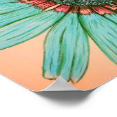 美しい手描きフラワーポスター ポスター (角)