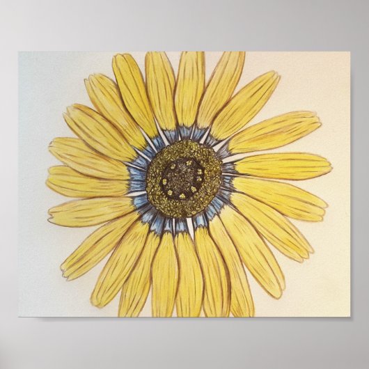 美しい手描きフラワーポスター ポスター (正面)