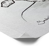 美しい手描きメデューサ ポスター (角)