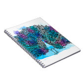 美しい手描き孔雀の鳥は多くのデで構成される ノートブック (右側)