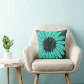 美しい手描き花 クッション (椅子)