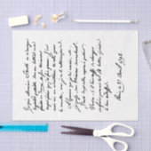 美しい手書きフランスのスクリプトParis 1792 薄葉紙 (クラフト)