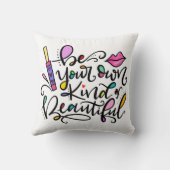 美しい手書き文字を自分のものにする クッション (裏面)