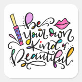 美しい手書き文字を自分のものにする スクエアシール (正面)