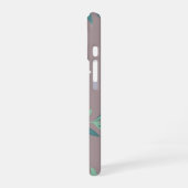 美しい手絵を描の葉 iPhone 16ケース (左側面)
