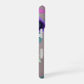 美しい手絵を描の葉 iPhone 16ケース (右側面)