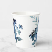美しい手絵を描青フローラスプレー 紙コップ (左)