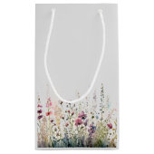 美しい手色彩の鮮やかセイロンバラ蝶 スモールペーパーバッグ (裏面)