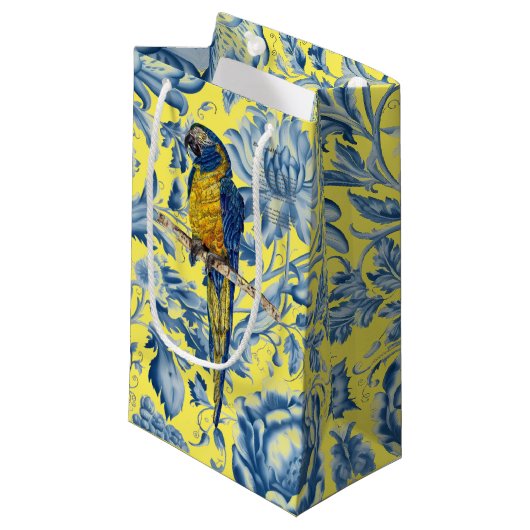 美しい手 – 絶滅危惧種色彩の鮮やかのマコー スモールペーパーバッグ (正面アングル)