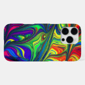 美しい抽象画イラスト iPhone カーソン iPhoneケース (裏面横)