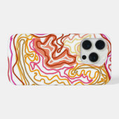 美しい抽象的なスマホケース iPhoneケース (裏面横)