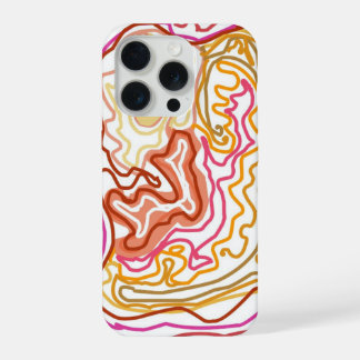 美しい抽象的なスマホケース iPhone 15 PROケース