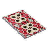 美しい抽象芸術のシームレスなパターン要約 ノートブック (右側)