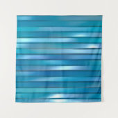 美しい抽象芸術の縦青の背景(l) タペストリー (正面(横))