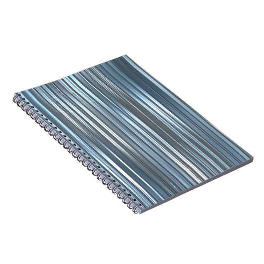 美しい抽象芸術の縦青の背景(l) ノートブック (右側)