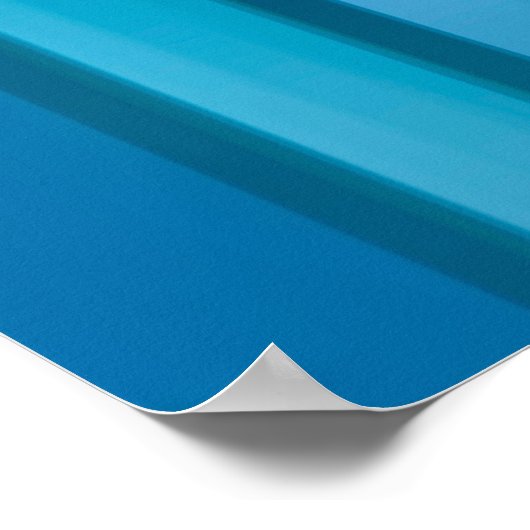 美しい抽象芸術の縦青の背景(l) ポスター (角)