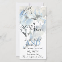 美しい抽象芸術の馬と山結婚の数