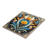 美しい抽象芸術アールデコセラミックタイル タイル (側面)