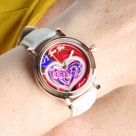 美しい抽象芸術エレガントバラ金ゴールドウォッチ 腕時計