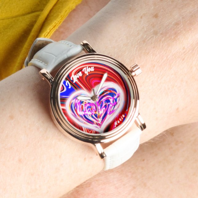 美しい抽象芸術エレガントバラ金ゴールドウォッチ 腕時計 (クリエイターアップロード済み)