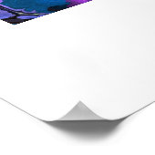 美しい抽象芸術カラフルアートプリント ポスター (角)