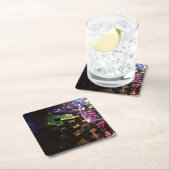 美しい抽象芸術コースターセット スクエアペーパーコースター (インサイチュ)