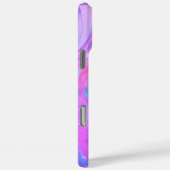 美しい抽象芸術シェード名前をカスタムするテンプレート Case-Mate iPhoneケース (裏面 / 右)