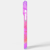 美しい抽象芸術シェード名前をカスタムするテンプレート Case-Mate iPhoneケース (裏面 / 左)