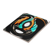 美しい抽象芸術スワーズアートプリント タイル (側面)