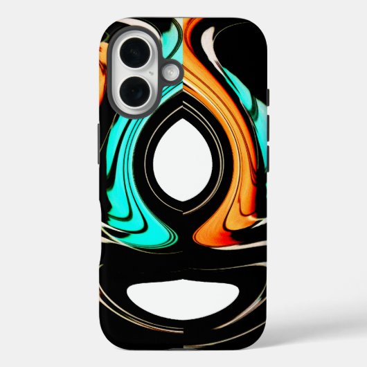 美しい抽象芸術スワーズアートプリント Case-Mate iPhoneケース (裏面)