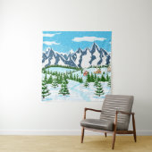 美しい抽象芸術テクスチャと背景パターン タペストリー (インサイチュ)