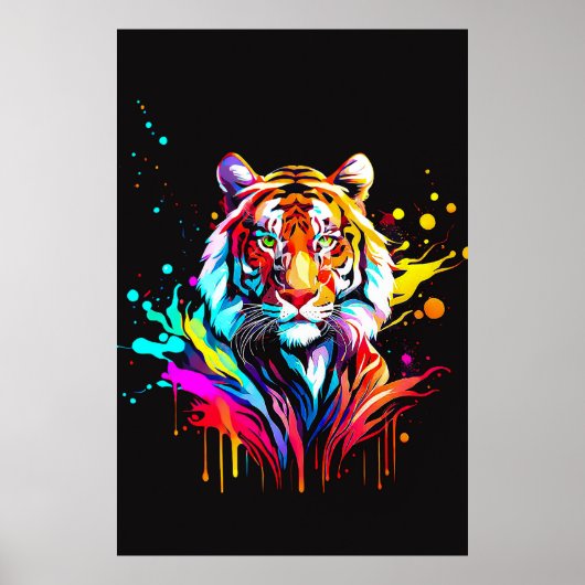 美しい抽象芸術デザイン ポスター (正面)