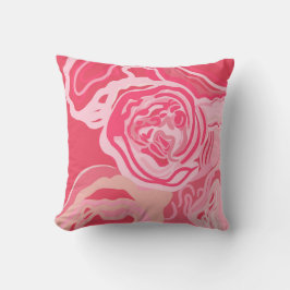 美しい抽象芸術バラデザイン クッション