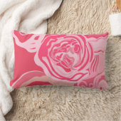 美しい抽象芸術バラデザイン ランバークッション (ブランケット)
