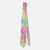 美しい抽象芸術パステルスワーズネックタイ ネクタイ (正面)