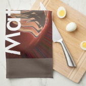 美しい抽象芸術フレイムアートプリント キッチンタオル (四つ折り)