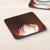 美しい抽象芸術フレイムアートプリント コースター (左側)