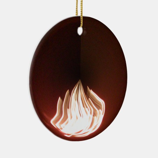 美しい抽象芸術フレイムアートプリント セラミックオーナメント (右)