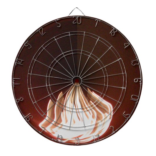 美しい抽象芸術フレイムアートプリント ダーツボード (正面)