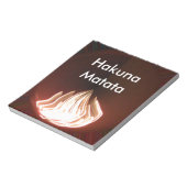 美しい抽象芸術フレイムアートプリント ノートパッド (回転)