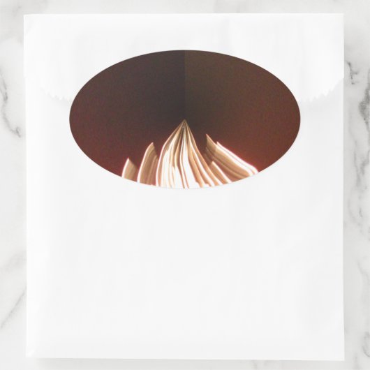 美しい抽象芸術フレイムアートプリント 楕円形シール (バッグ)