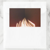 美しい抽象芸術フレイムアートプリント 長方形シール (バッグ)