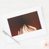 美しい抽象芸術フレイムアートプリント 長方形シール (封筒)