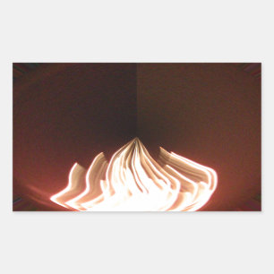 美しい抽象芸術フレイムアートプリント 長方形シール