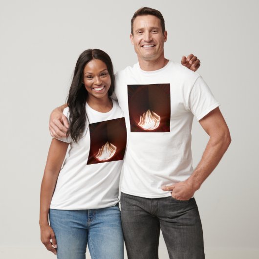 美しい抽象芸術フレイムアートプリント Tシャツ (ユニセックス)