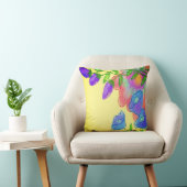 美しい抽象芸術フローラアート クッション (椅子)