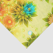 美しい抽象芸術フローラ 薄葉紙 (詳細)