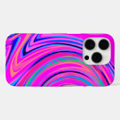 美しい抽象芸術マーブルパターンデザイン Case-Mate iPhoneケース (裏面 (横))